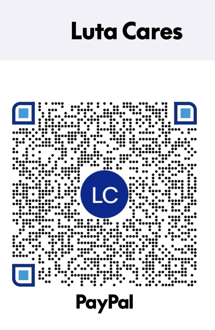 Luta Cares PayPal QR code